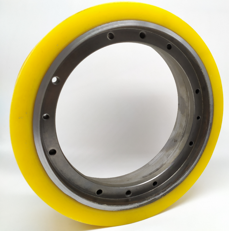 RUOTA CAREFFE 250X79 8 FORI POLIURETANO