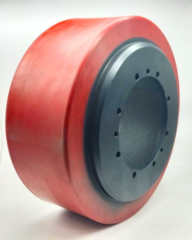 RUOTA TRAZIONE POLIURETANO 350X130 70 SHORE