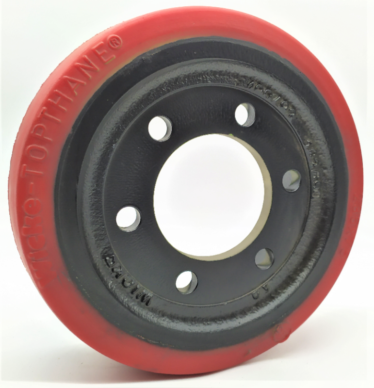 RUOTA TRAZIONE 230X75 6 FORI 75 SH